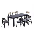 Manhattan Comfort 9pc 70.86" Rockaway and Colbert Rectangle Dining Set