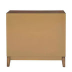 Mobiletto decorativo Powell Buchanan in legno massello a 2 ante e 2 ripiani