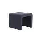 Pouf in velluto Arch HomePop
