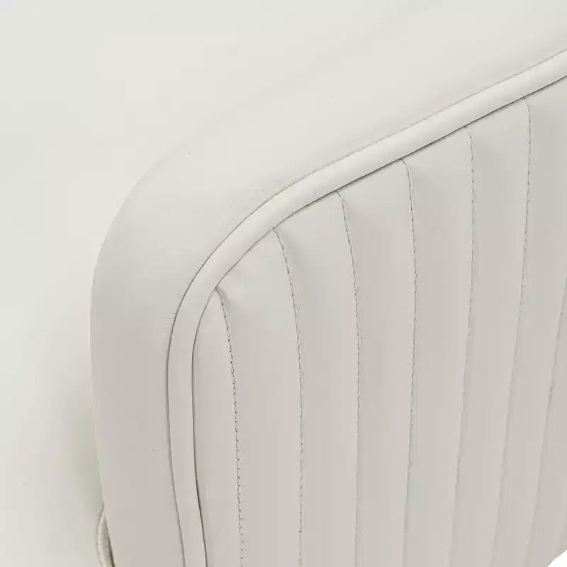 Manhattan Comfort Set di 2 Sedie da Pranzo Raya Moderne Imbottite in Similpelle con Braccioli
