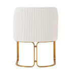 Manhattan Comfort Set di 2 Sedie da Pranzo Raya Moderne Imbottite in Similpelle con Braccioli