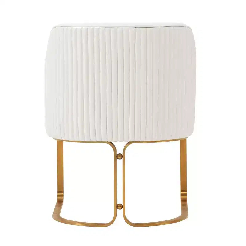 Manhattan Comfort Set di 2 Sedie da Pranzo Raya Moderne Imbottite in Similpelle con Braccioli