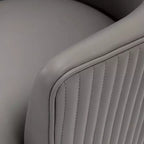 Manhattan Comfort Set di 2 Sedie da Pranzo Raya Moderne Imbottite in Similpelle con Braccioli