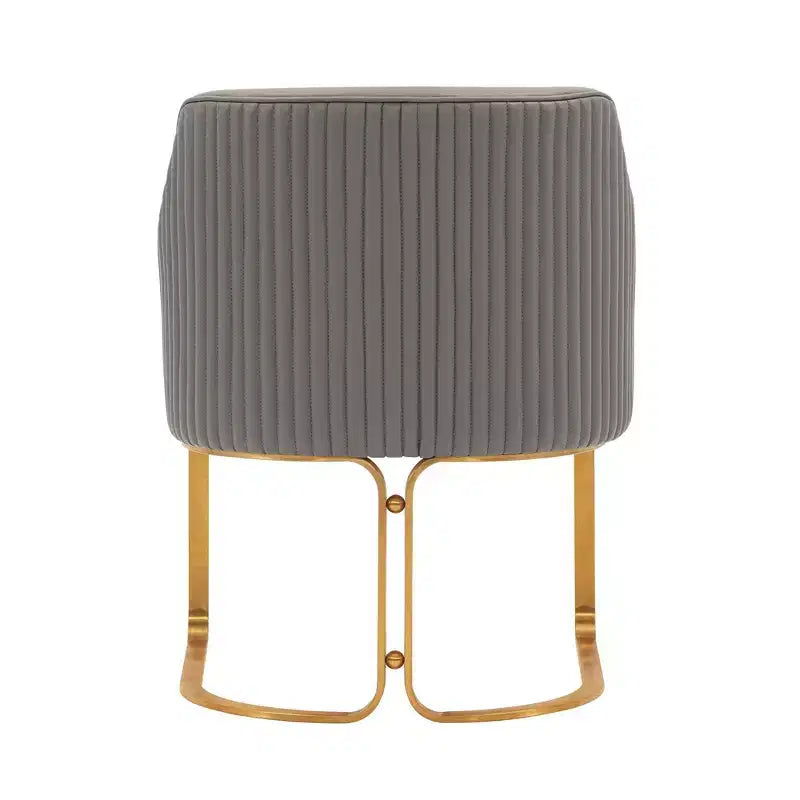 Manhattan Comfort Set di 2 Sedie da Pranzo Raya Moderne Imbottite in Similpelle con Braccioli
