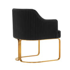 Manhattan Comfort Set di 2 Sedie da Pranzo Raya Moderne Imbottite in Similpelle con Braccioli