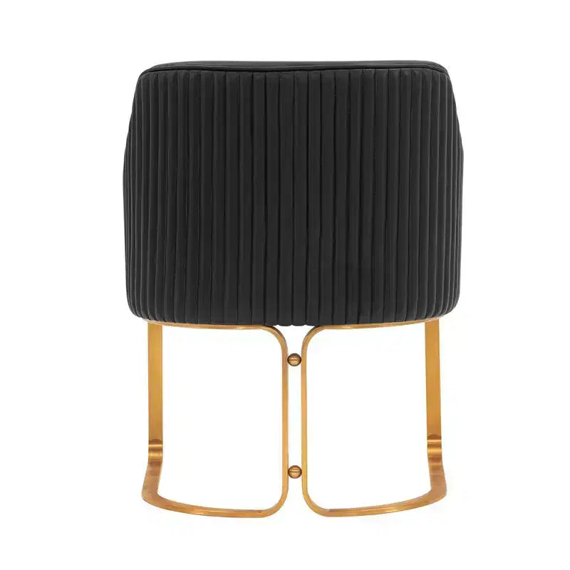 Manhattan Comfort Set di 2 Sedie da Pranzo Raya Moderne Imbottite in Similpelle con Braccioli