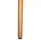 LeisureMod Cresco (Set di 4) Sedie da Pranzo in Acrilico Moderne di Metà Secolo con Gambe Eiffel in Legno - Sedie per Cucina e Sala da Pranzo