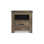 Comodino a un cassetto Trinell di Signature Design by Ashley, Marrone