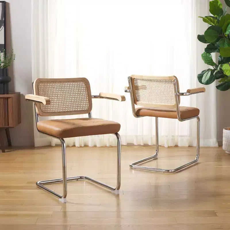 Sedia da pranzo Coralia - Set da 2 - DCH1102 - Cognac/Naturale - Safavieh