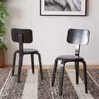 Sedia da pranzo impilabile Luella (set da 2) - DCH1009 - Safavieh