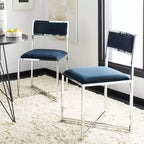 Sedia Menken cromata (set di 2) - FOX6301 - Safavieh Couture