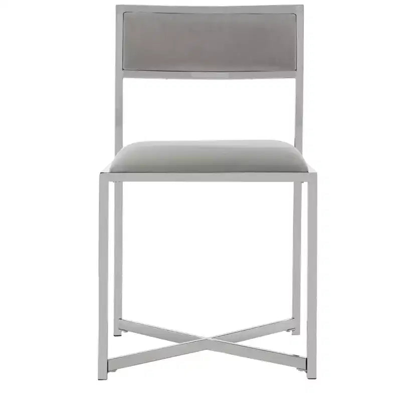 Sedia Menken cromata (set di 2) - FOX6301 - Safavieh Couture