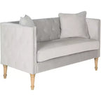 Divano Sarah con cuscini decorativi - FOX6206 - Grigio - Safavieh Couture