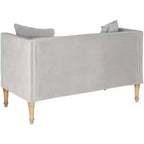 Divano Sarah con cuscini decorativi - FOX6206 - Grigio - Safavieh Couture