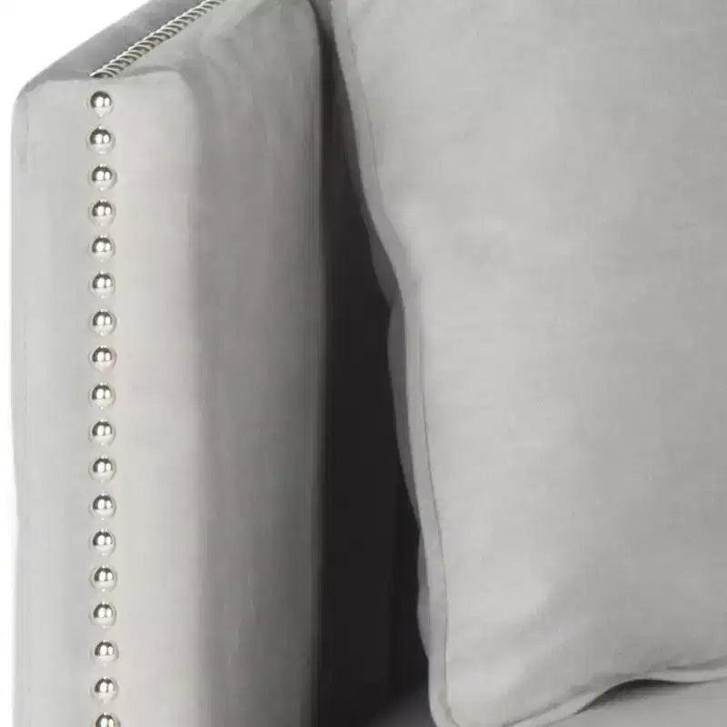 Divano Sarah con cuscini decorativi - FOX6206 - Grigio - Safavieh Couture