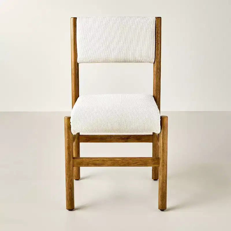 Sedia da pranzo imbottita senza braccioli con gambe Dowel - Arredamento Hearth & Hand with Magnolia