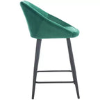 Sgabello da bancone Zorica - BST7502 - Smeraldo/Nero - Safavieh