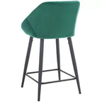 Sgabello da bancone Zorica - BST7502 - Smeraldo/Nero - Safavieh