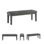 Signature Design by Ashley Panca da pranzo Hallanden 50 contemporanea, bicolore grigio