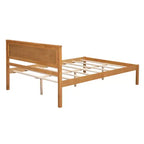 ModernLuxe - Struttura letto a piattaforma in legno matrimoniale/queen/king size con testiera 4W