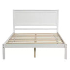 ModernLuxe - Struttura letto a piattaforma in legno matrimoniale/queen/king size con testiera 4W