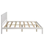 ModernLuxe - Struttura letto a piattaforma in legno matrimoniale/queen/king size con testiera 4W