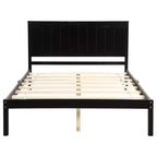 ModernLuxe - Struttura letto a piattaforma in legno matrimoniale/queen/king size con testiera 4W