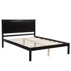 ModernLuxe - Struttura letto a piattaforma in legno matrimoniale/queen/king size con testiera 4W