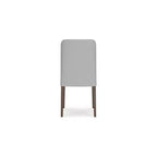 Signature Design by Ashley Lyncott, Sedia da Pranzo Contemporanea Imbottita con Cuscino in Schiuma, Set da 2, Crema e Marrone