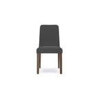 Signature Design by Ashley Lyncott, sedia da pranzo contemporanea imbottita con cuscino in schiuma, set da 2, grigio scuro e marrone