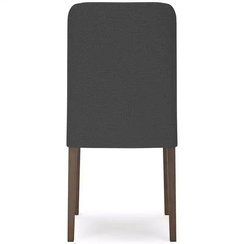 Signature Design by Ashley Lyncott, sedia da pranzo contemporanea imbottita con cuscino in schiuma, set da 2, grigio scuro e marrone