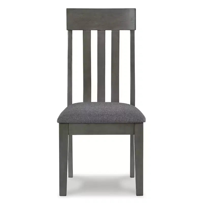 Signature Design by Ashley Hallanden Sedia da pranzo moderna con schienale a doghe, set di 2, grigio