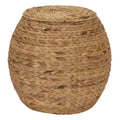 Household Essentials Barrel Wicker Side Table