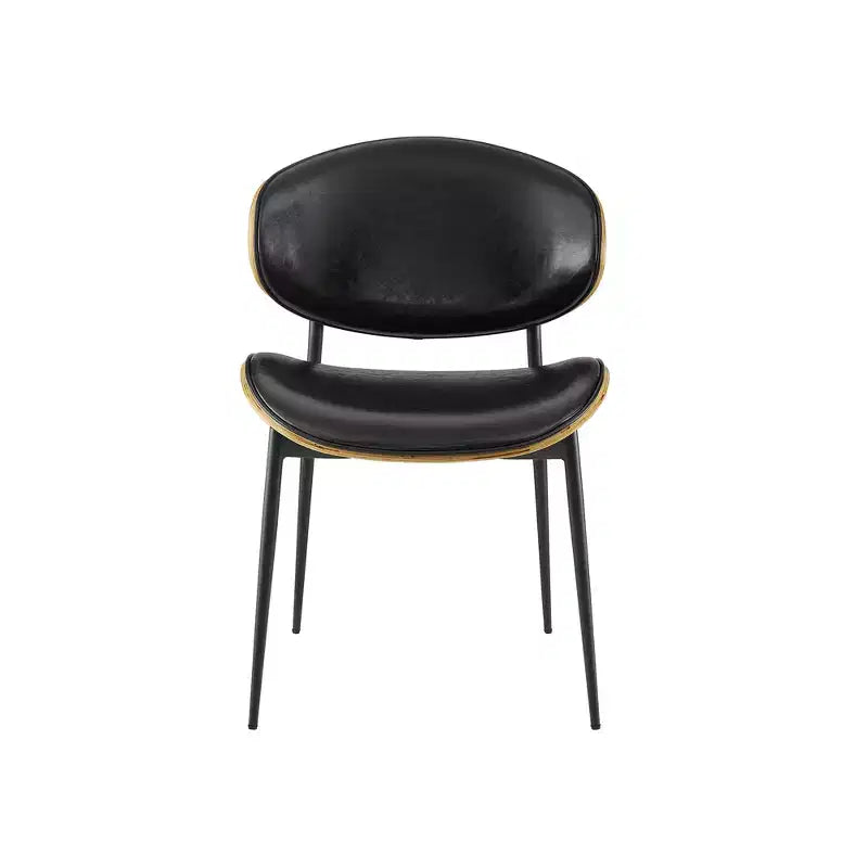 HOMLUX Set di 2 sedie da pranzo imbottite in pioppo, moderne sedie d'accento in similpelle per camera da letto, cucina, sala da pranzo, angolo colazione