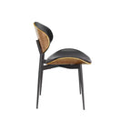 HOMLUX Set di 2 sedie da pranzo imbottite in pioppo, moderne sedie d'accento in similpelle per camera da letto, cucina, sala da pranzo, angolo colazione
