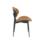 HOMLUX Set di 2 sedie da pranzo imbottite in pioppo, moderne sedie d'accento in similpelle per camera da letto, cucina, sala da pranzo, angolo colazione