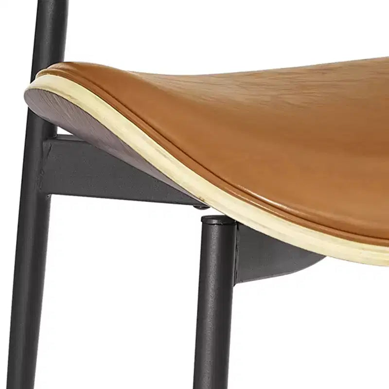 HOMLUX Set di 2 sedie da pranzo imbottite in pioppo, moderne sedie d'accento in similpelle per camera da letto, cucina, sala da pranzo, angolo colazione
