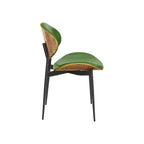 HOMLUX Set di 2 sedie da pranzo imbottite in pioppo, moderne sedie d'accento in similpelle per camera da letto, cucina, sala da pranzo, angolo colazione