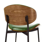 HOMLUX Set di 2 sedie da pranzo imbottite in pioppo, moderne sedie d'accento in similpelle per camera da letto, cucina, sala da pranzo, angolo colazione