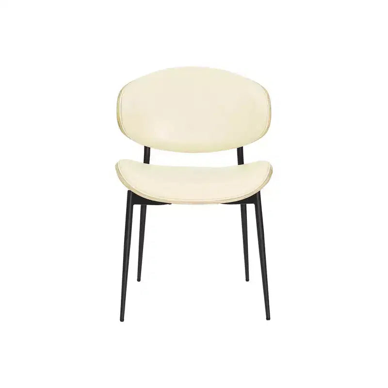 HOMLUX Set di 2 sedie da pranzo imbottite in pioppo, moderne sedie d'accento in similpelle per camera da letto, cucina, sala da pranzo, angolo colazione