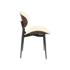 HOMLUX Set di 2 sedie da pranzo imbottite in pioppo, moderne sedie d'accento in similpelle per camera da letto, cucina, sala da pranzo, angolo colazione