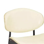 HOMLUX Set di 2 sedie da pranzo imbottite in pioppo, moderne sedie d'accento in similpelle per camera da letto, cucina, sala da pranzo, angolo colazione
