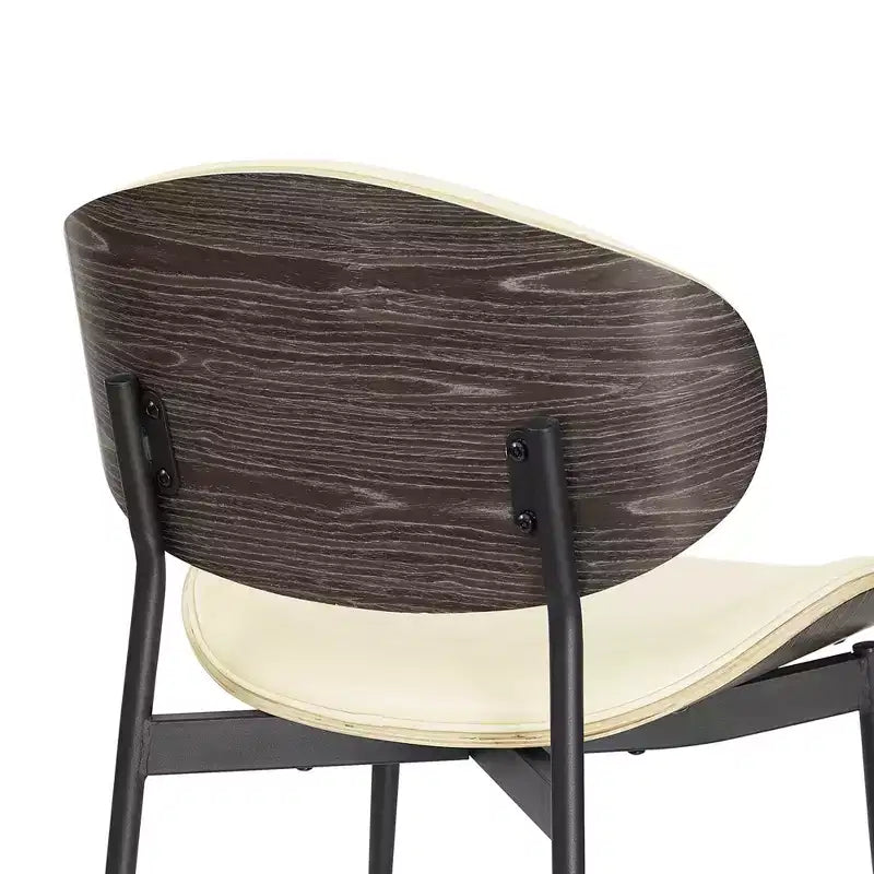 HOMLUX Set di 2 sedie da pranzo imbottite in pioppo, moderne sedie d'accento in similpelle per camera da letto, cucina, sala da pranzo, angolo colazione
