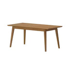 Plank+Beam Tavolini da caffè moderni di metà secolo in legno massiccio, 40" per il soggiorno