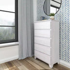 Plank+Beam Solid Wood Farmhouse 5 Drawer Dresser