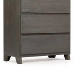 Comò a 5 cassetti in legno massello stile rustico Plank+Beam