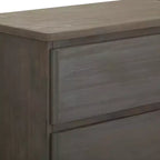 Comò a 5 cassetti in legno massello stile rustico Plank+Beam