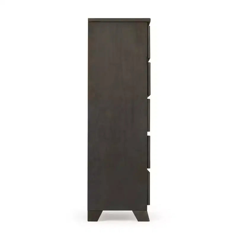 Comò a 5 cassetti in legno massello stile rustico Plank+Beam