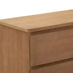 Comò a 5 cassetti in legno massello stile rustico Plank+Beam