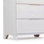 Comò a 5 cassetti in legno massello stile rustico Plank+Beam